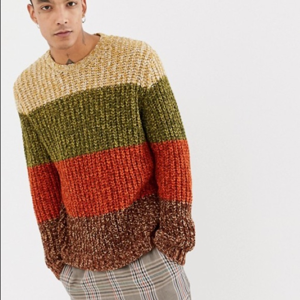 Asos Knitted Stripe Sweater.